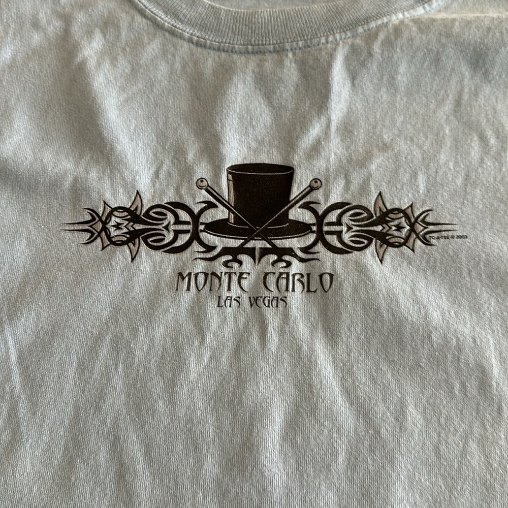 Vintage Monte Carlo (now Park MGM) Las Vegas T-shirt Size XL